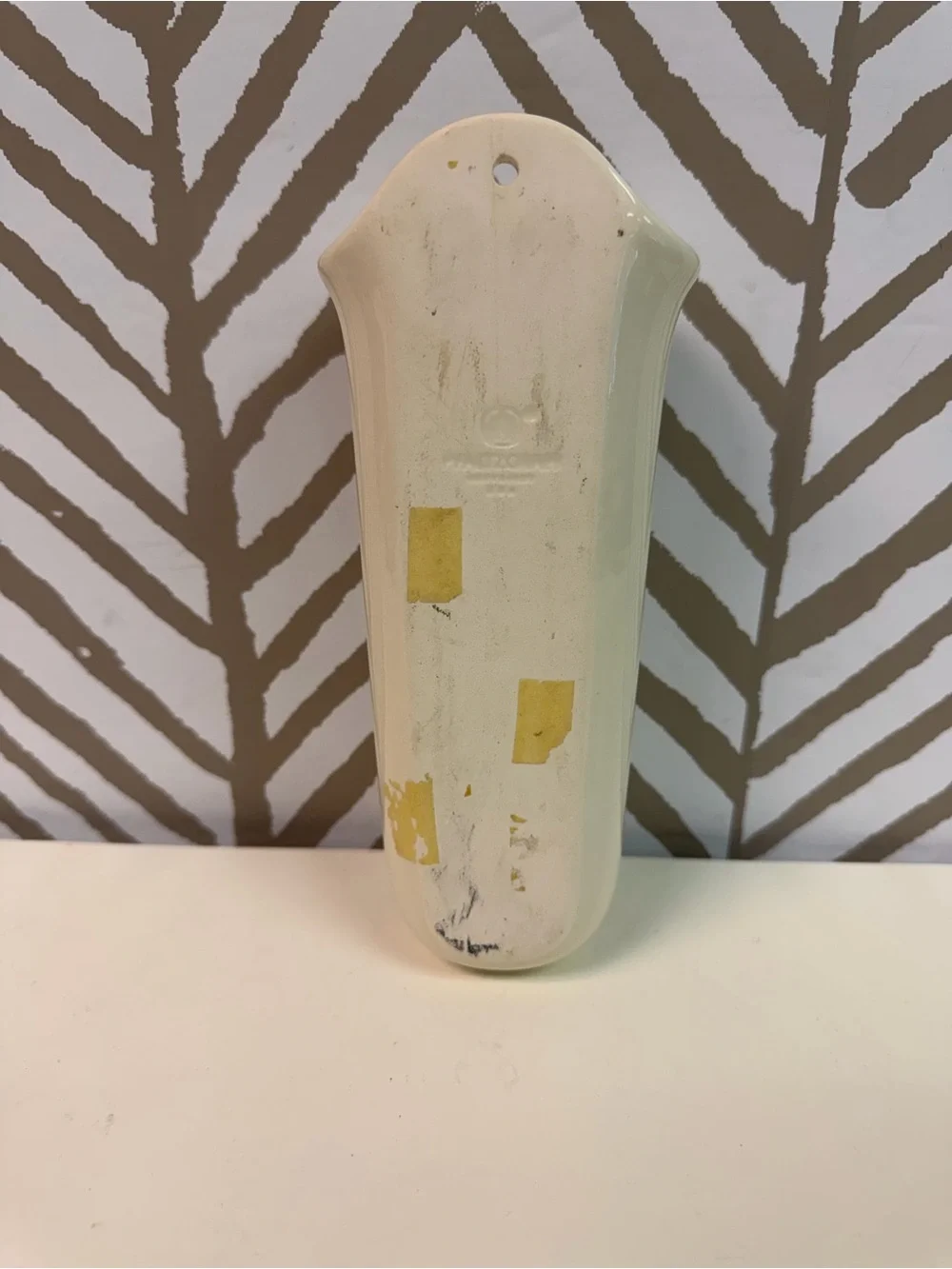 Vintage Pfaltzgraff Trousseau Floral Wall Vase